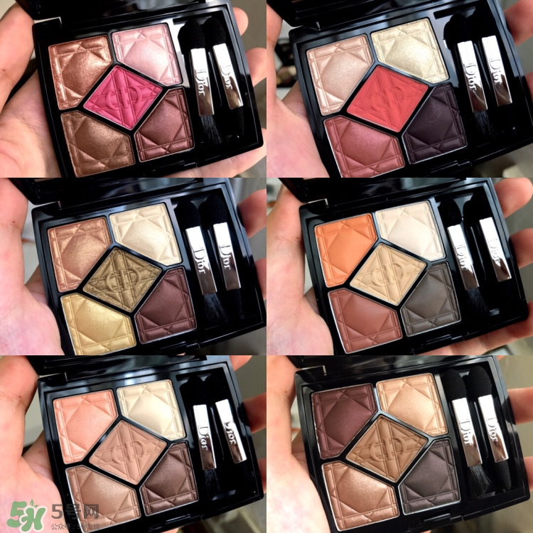 迪奧五色眼影盤色號推薦 迪奧新五色眼影盤試色圖 迪奧五色眼影盤色號推薦 迪奧新五色眼影盤試色圖