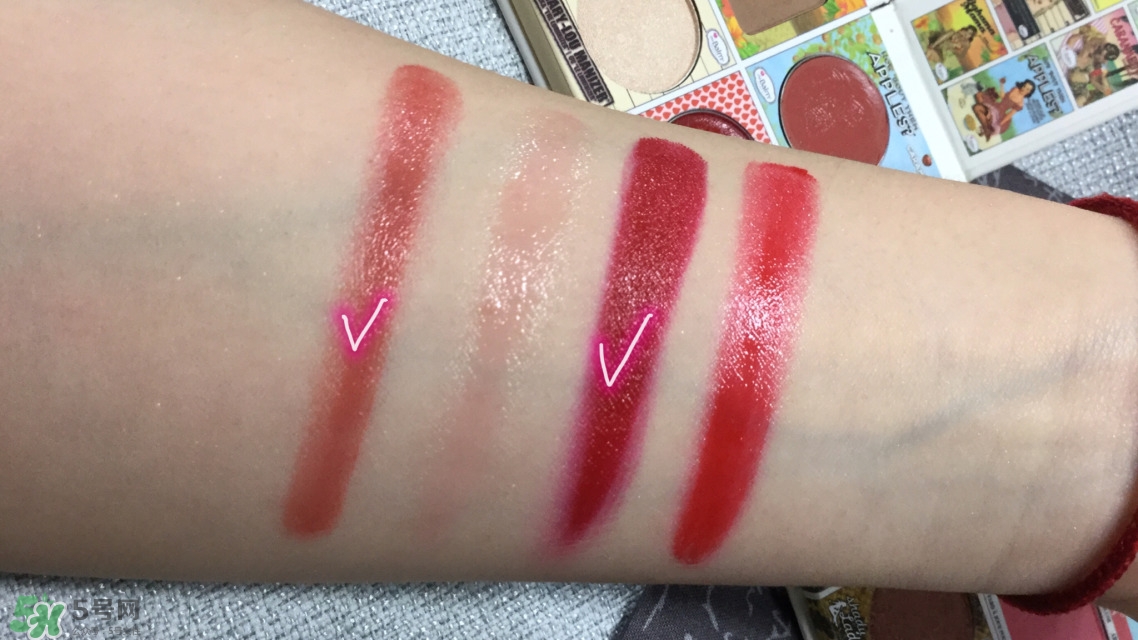 the balm眼影盤真假辨別對比圖