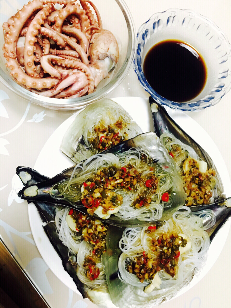 粉絲帶子的做法 粉絲帶子蒜蓉的做法 粉絲帶子的做法 粉絲帶子蒜蓉的做法