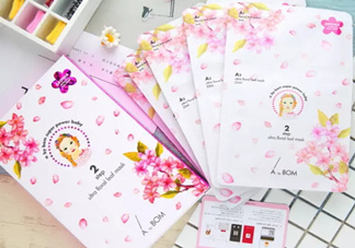 a by bom超能嬰兒基因再生桃花面膜真假怎么辨別-真假對比圖