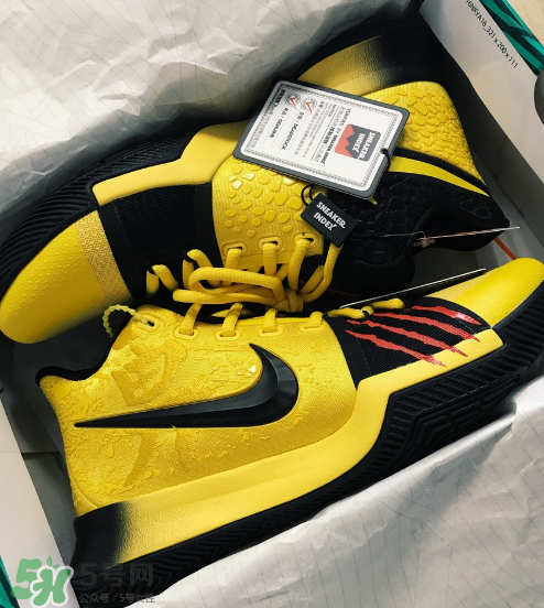 nike kyrie3 mamba mentality怎么樣？歐文3李小龍配色開箱測評