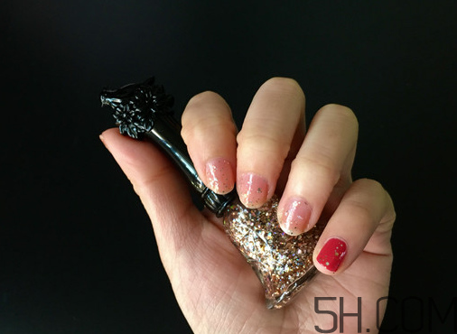 安娜蘇鳥語(yǔ)鈴鐺美甲油色號(hào)_試色