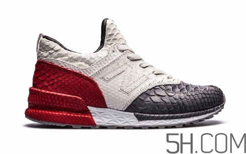 new balance 574 sport蟒蛇皮定制款實(shí)物什么樣？