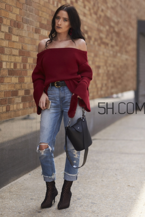 紅色毛衣怎么搭配？紅色毛衣搭配圖片