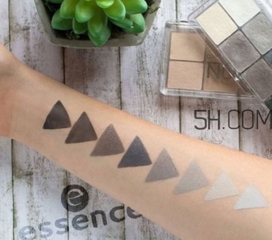 essence眼影盤哪款好看？essence八色眼影盤試色