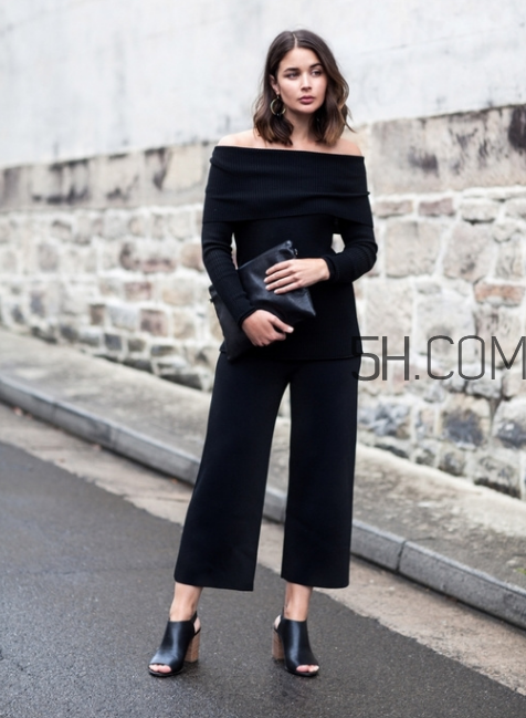 針織衫配闊腿褲好看嗎？針織衫和闊腿褲怎么搭配？