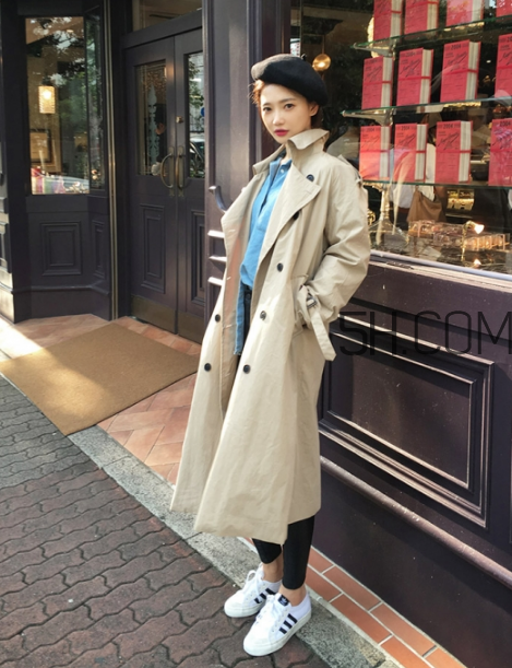 卡其色風(fēng)衣配什么鞋子？卡其色風(fēng)衣搭配鞋子圖片