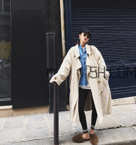 卡其色風(fēng)衣配什么鞋子？卡其色風(fēng)衣搭配鞋子圖片