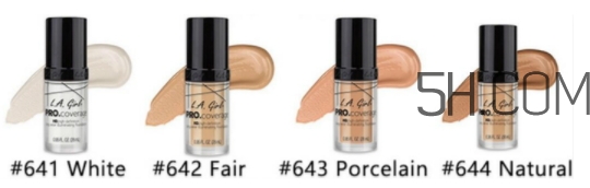 la girl洛杉磯女孩粉底液怎么樣？la girl粉底液色號(hào)試色