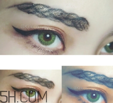 辮子眉怎么畫(huà)？辮子眉畫(huà)法教程