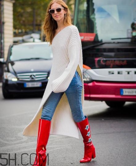 白色毛衣配什么鞋子？白色毛衣搭配鞋子圖片