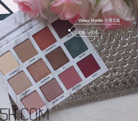 venus marble12色大理石眼影盤怎么用_眼妝教程