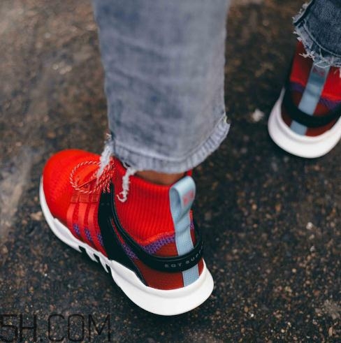 adidas eqt support adv中筒襪套款上腳效果怎么樣？