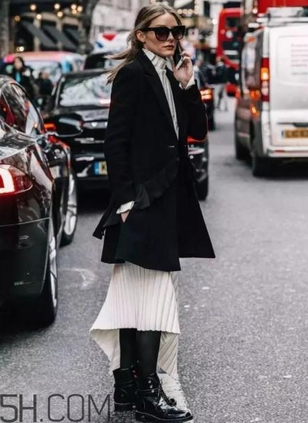 大衣配什么裙子好看？大衣搭配裙子圖片