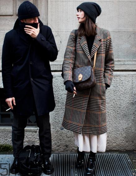 格子大衣搭配什么鞋子？格子大衣搭配鞋子圖片