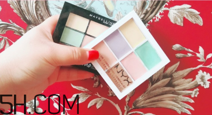 美寶蓮六色遮瑕盤好用嗎？nyx vs maybelline六色遮瑕盤對比