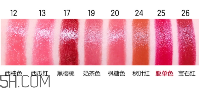 稚優(yōu)泉粉紅之戀口紅色號 稚優(yōu)泉粉紅之戀口紅試色