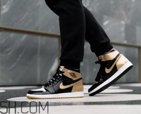 air jordan 1 top3黑金鴛鴦配色上腳效果好看嗎？