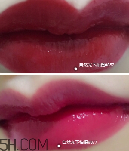 迪奧857和877哪個(gè)好看？迪奧857和877試色對比