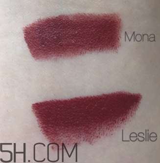 nars mona和leslie一樣嗎？nars mona和leslie試色對比
