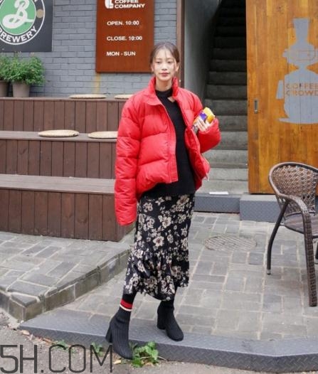 紅色棉襖怎么搭配？紅色棉服搭配圖片