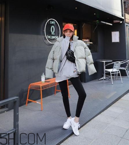 灰色棉服怎么搭配？灰色棉襖搭配圖片