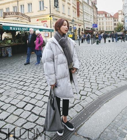 灰色棉服怎么搭配？灰色棉襖搭配圖片