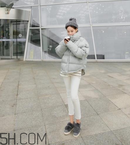 灰色棉服怎么搭配？灰色棉襖搭配圖片