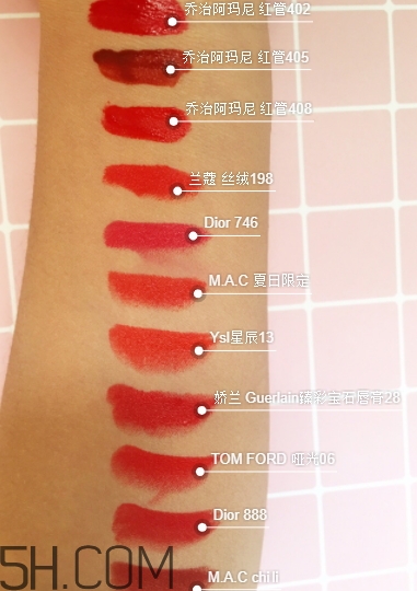 橘紅色口紅哪個牌子好？橘紅色口紅推薦