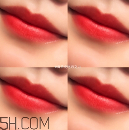 橘紅色口紅是什么顏色？橘紅色口紅試色效果圖