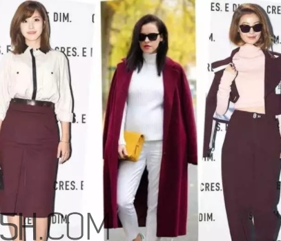 勃艮第紅怎么搭配？勃艮第色搭配什么顏色好看？