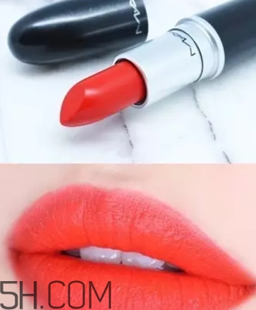 橘紅色口紅是什么顏色？橘紅色口紅試色效果圖