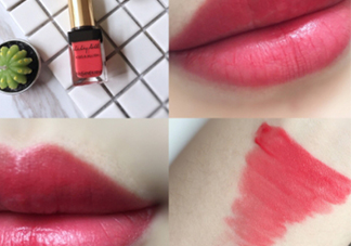 西瓜紅口紅是什么顏色？西瓜紅口紅試色