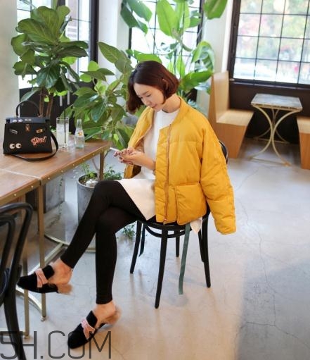 黃色棉服怎么搭配？黃色棉襖搭配圖片