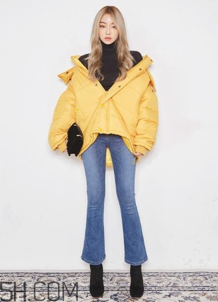 黃色棉服怎么搭配？黃色棉襖搭配圖片