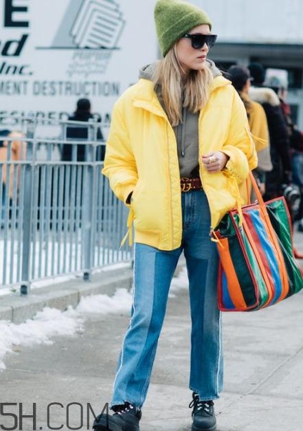 黃色棉服怎么搭配？黃色棉襖搭配圖片