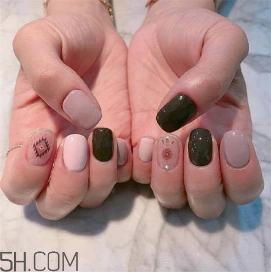 什么是日式美甲？適合秋季的清新美甲圖片