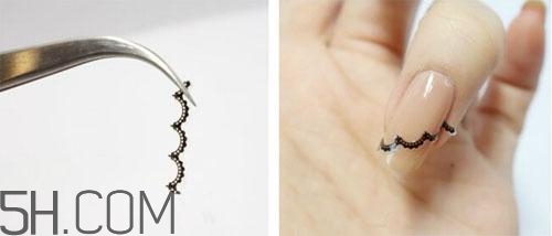 手指粗做什么美甲好看？蕾絲美甲怎么做教程圖解