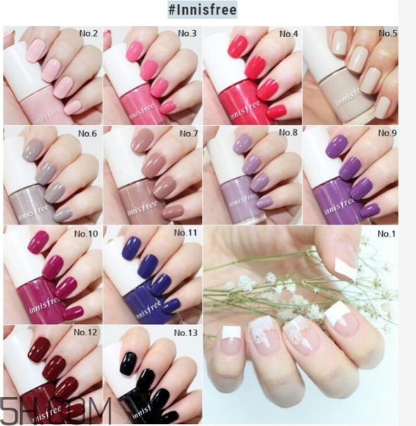 冬天美甲適合什么顏色？純色美甲跳色款式搭配圖