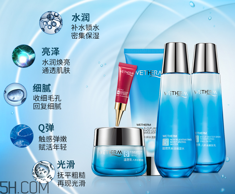 溫碧泉八杯水補(bǔ)水套裝 溫碧泉八杯水補(bǔ)水套裝