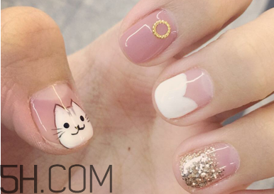 手黃做什么美甲好看？2018全新卡通可愛美甲款式