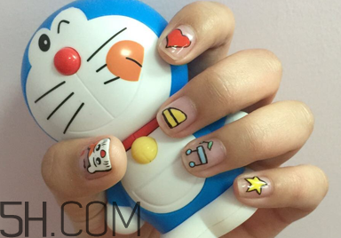 手黃做什么美甲好看？2018全新卡通可愛美甲款式