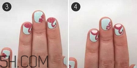 為什么美甲店做的指甲不容易掉？ins火烈鳥美甲圖案教程