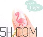 為什么美甲店做的指甲不容易掉？ins火烈鳥美甲圖案教程