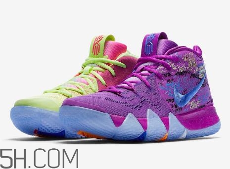nike kyrie 4 multi color鴛鴦配色實(shí)物諜照什么樣？