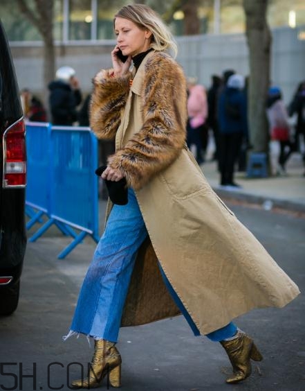 冬天牛仔闊腿褲配什么鞋子？冬天牛仔闊腿褲搭配鞋子圖