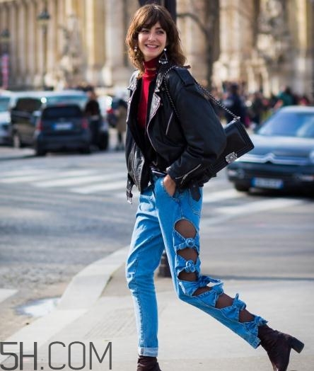 冬天破洞牛仔褲怎么搭配？破洞牛仔褲冬天怎么穿？