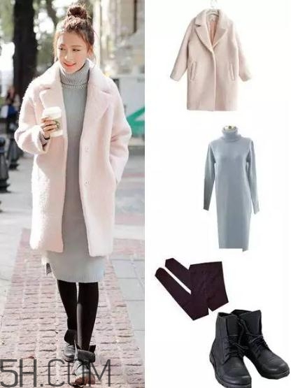 大衣搭配連衣裙好看嗎？冬季連衣裙搭配大衣圖片