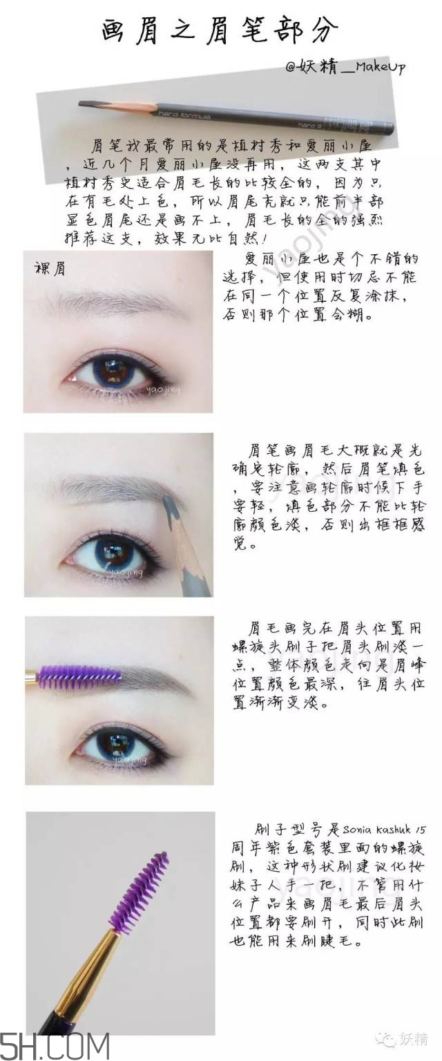 眉毛怎么畫(huà) 終極眉毛教程大全