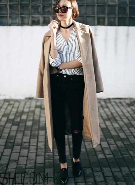 羊絨大衣搭配什么鞋子？羊絨大衣搭配鞋子圖片